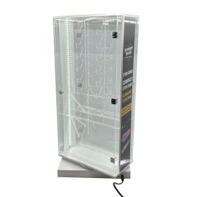 Streetwise 2 Sided Rotating LED Display with 12 Standard Knives and 16 Stun Guns (style: Display Only)